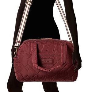 Marc Jacobs Small Weekender Duffle Bag Quilted Technical Fabric In Muscat NWT